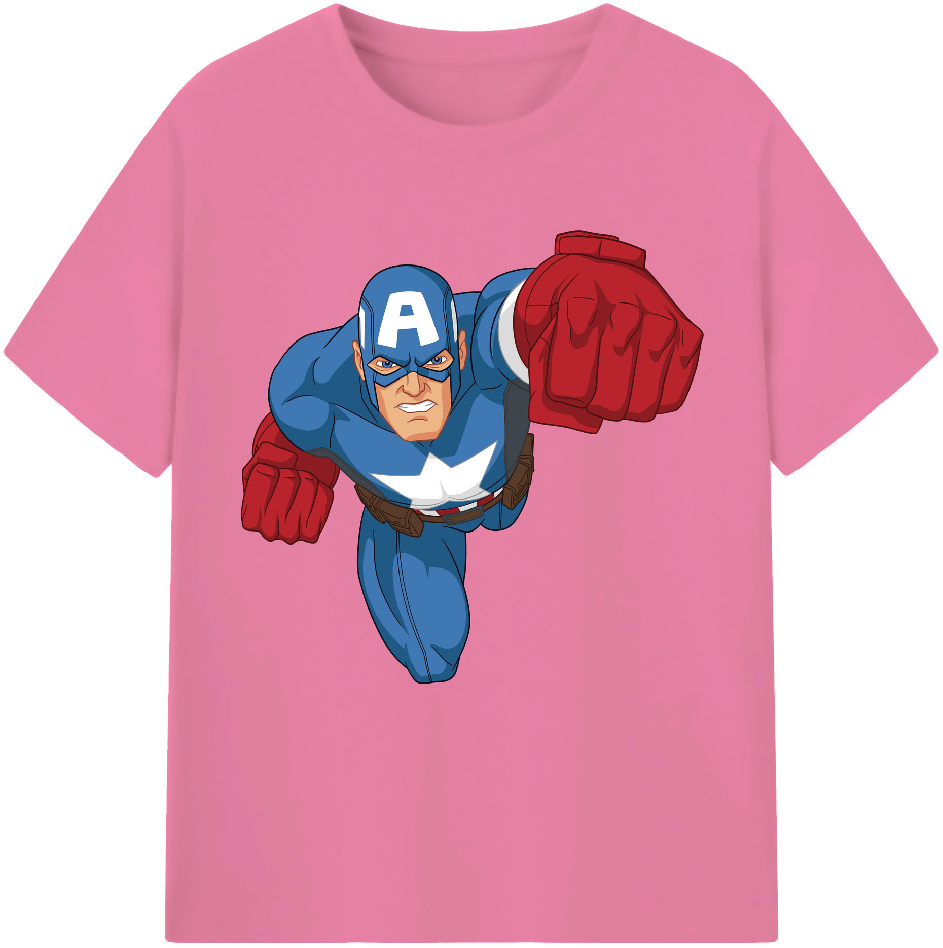 （画像用） アベンジャーズ The Avengers 綿100％半袖Tシャツ（フロントプリント）